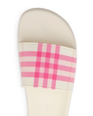 Women's Furley Check Slide Sandals 