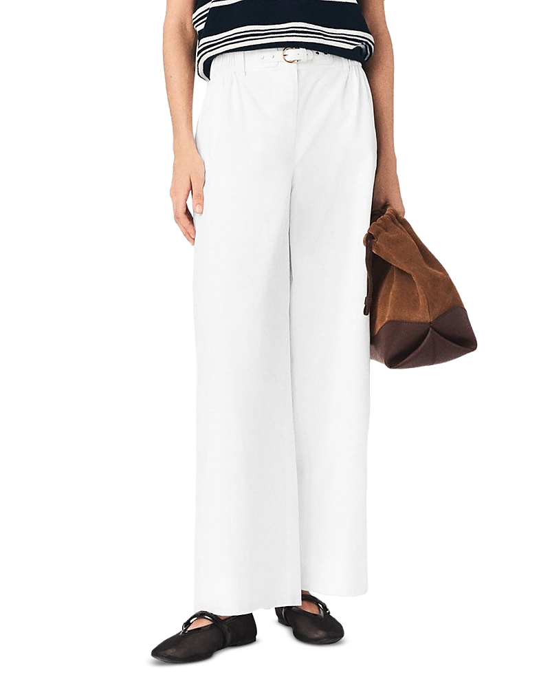 Maje Piumallan Wide Leg Pants