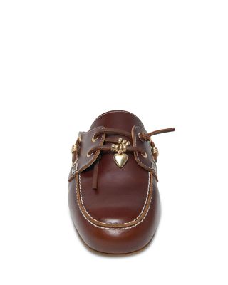 Women's Leather Boat Mules