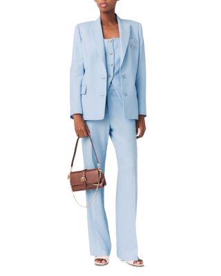 Vigalue Double Breasted Suit Jacket