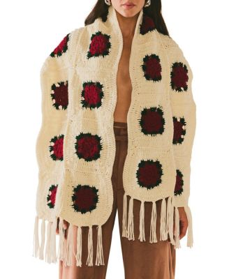  Round Top Rose Scarf