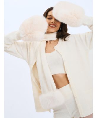  Selma Wool-Blend Ribbed Knit Scarf