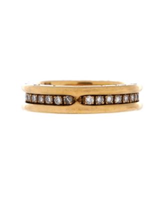  B.Zero1 One Band Ring 18K Gold and Diamonds