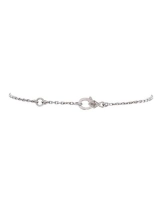  Mini Lotus Openwork Bracelet 18K White Gold with Diamonds