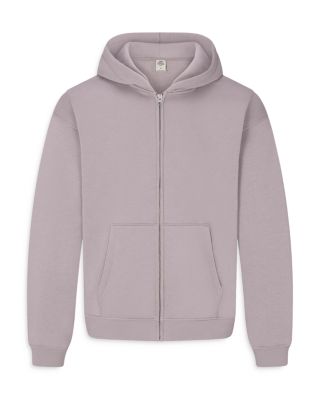 Relaxed Fit Zip Up Hoodie