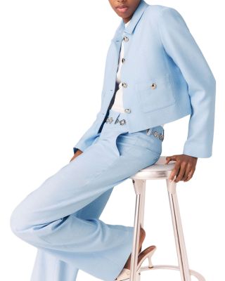 Viguly Cropped Single Breasted Jacket