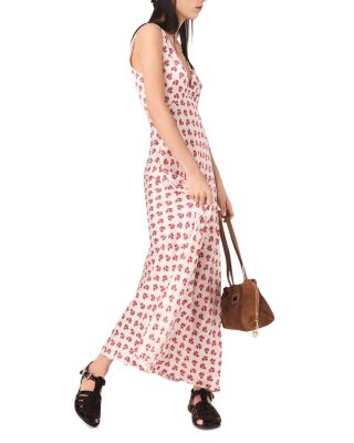 Renisity Printed Silk Dress