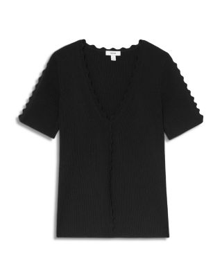 Marcy Scalloped Edge Top