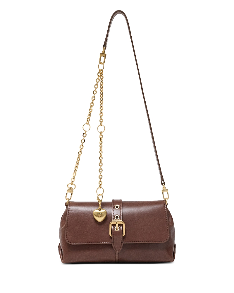Maje Miss M Leather Shoulder Bag