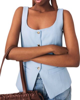 Londibly Sleeveless Tailored Jacket