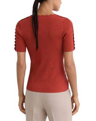 Marcy Scalloped Edge Top