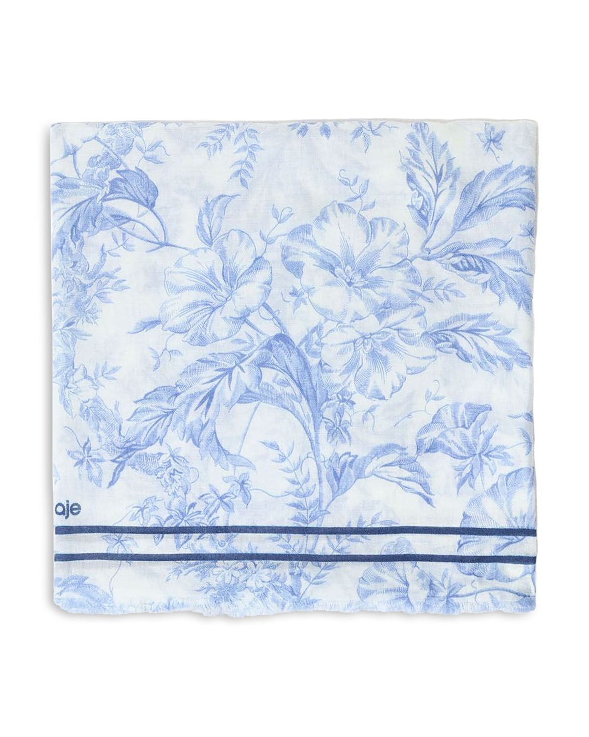 Maje Floral Print Wool Blend Shawl