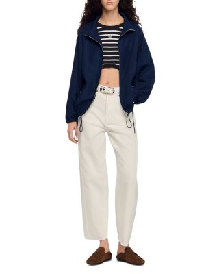 Stand Collar Oversized Jacket