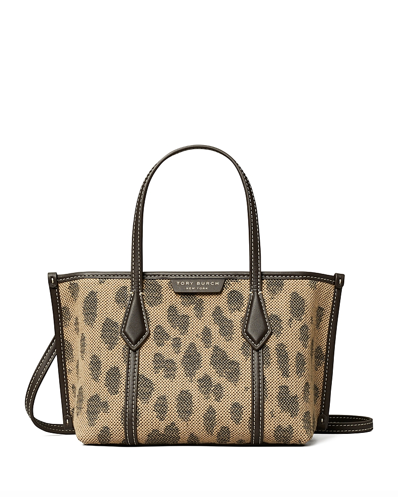 Tory Burch Perry Mini Printed Canvas Tote Bag · OS