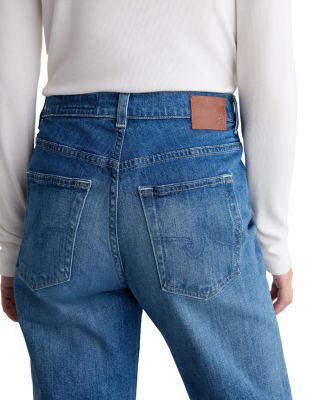 Brinley Crop Mid Rise Straight Jeans in Owens Valley