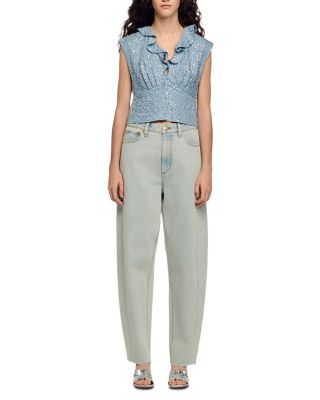 Iseo Sequin Crop Top