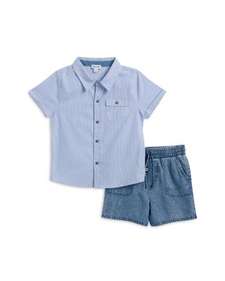 Boys' Beach Button Down Shirt & Shorts Set - Little Kid 