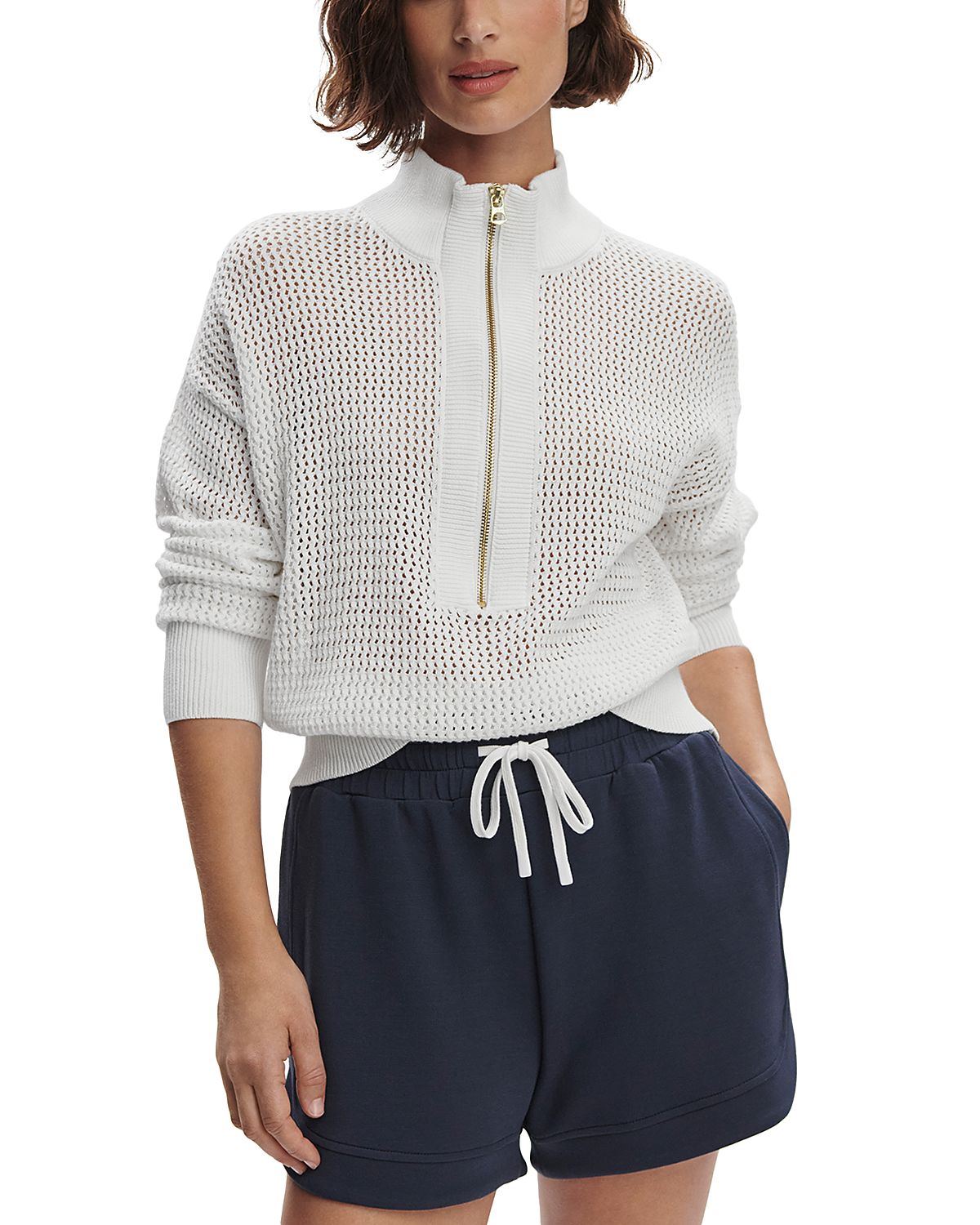 Varley Aurora Half Zip Knit Sweater