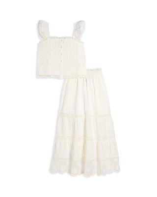 Girls' Lace Trim Top - Little Kid, Big Kid - Exclusive 