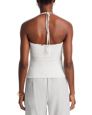 Pebble Knit Halter Top - Exclusive
