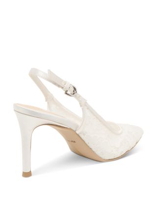 Women's Yami Lace Slingback Pumps 