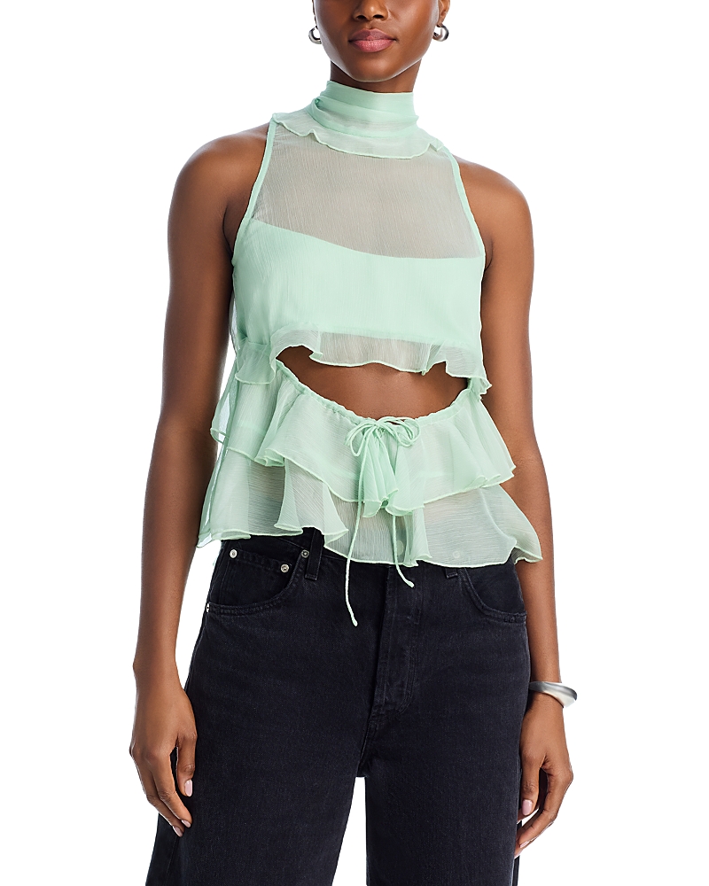 Bardot Cynthia Ruffle Blouse