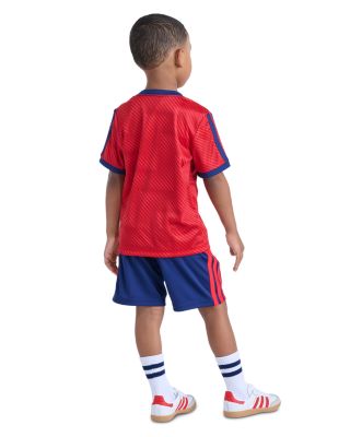 Boys' Short Sleeved Printed Tee & Shorts Set - Little Kid