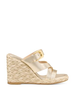 Women's Sai Leather Espadrille Wedge Sandals