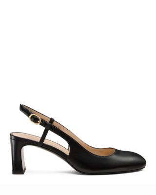 Women's Babette Leather Mary Jane Slingback Pumps