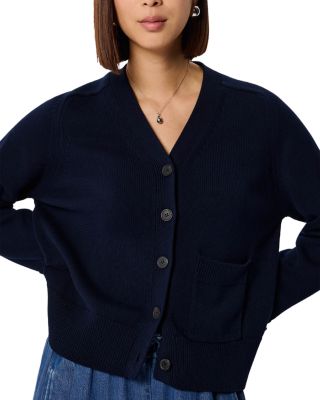 Cotton Pocket Detail Cardigan