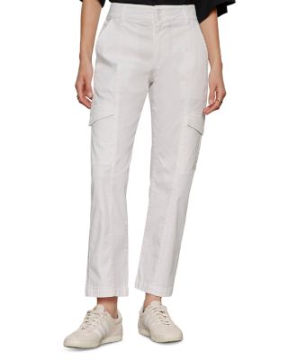 Rebel High Rise Straight Crop Jeans in Chalk