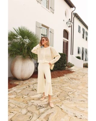  Spl X CJ Open Stitch Cardigan Sweater 