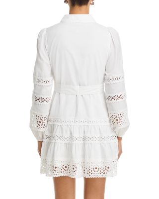 Aubrey Tie Front Shirt Dress