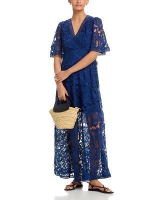 Nathalie Short Sleeve Lace Dress