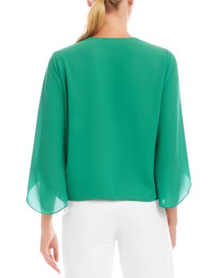 Drape Front Crossover Top