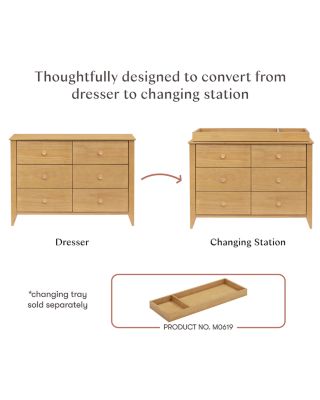 Sprout 6 Drawer Double Dresser