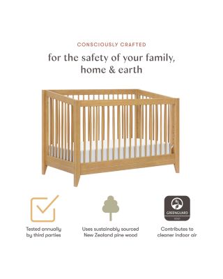 Sprout 4 in 1 Convertible Crib with Toddler Bed Conversion Kit