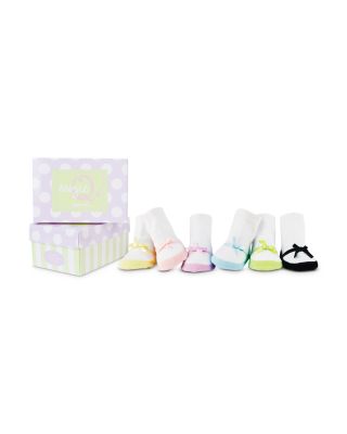 Girls' Pastel Maryjane Socks, 6 Pack - Baby