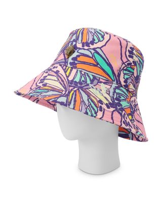 Butterfly Print Bucket Hat