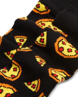 Pixelated Pizza Crew Socks