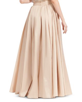 a line dress full skirt Ladivine 7446 Elegant A-line Formal Satin Ballgown Lavender / 4 main image 1