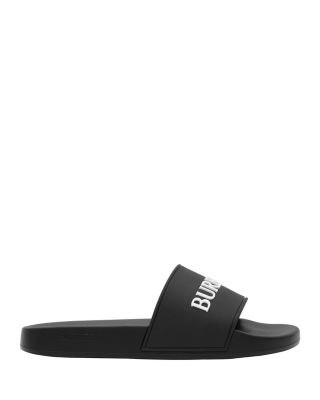 Women's Furley Black Logo Slide Sandals 