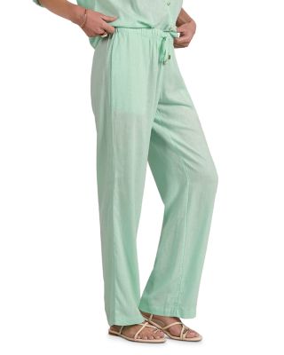 Drawstring Swim Cover-Up Pants