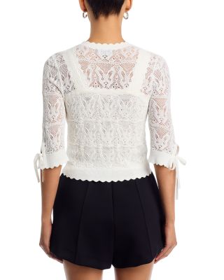 Mia Butterfly Pointelle Cardigan