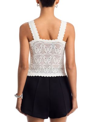 Eloise Pointelle Butterfly Tank Top