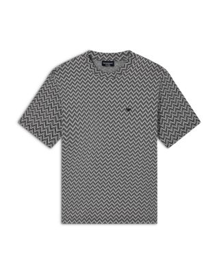 Icon Two Tone Chevron Motif T-Shirt