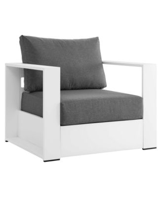  Tahoe Outdoor Patio Powder-Coated Aluminum Armchair, Set of 2