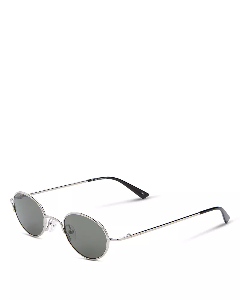McQueen Round Sunglasses, 46mm