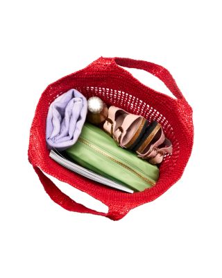 Woven Straw Tote Bag - Exclusive