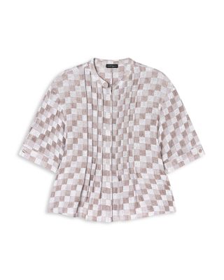 Gauze Checkered Shirt